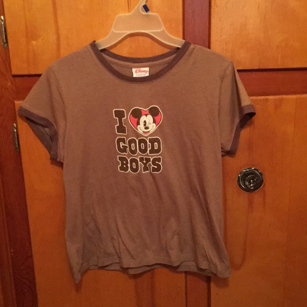 Vintage Mickey Mouse T-shirt. “I ❤️good boys”